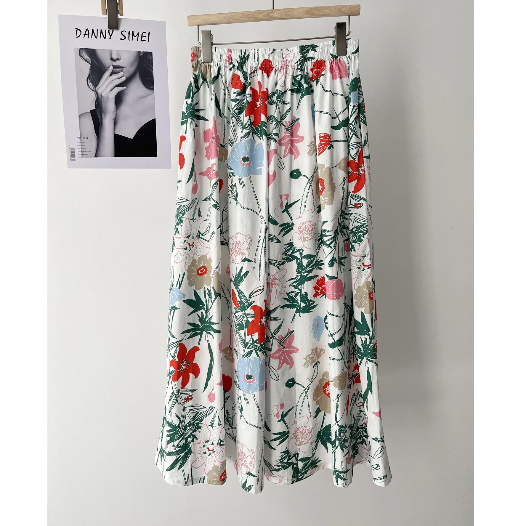 High Waist Slimming A- Line Skirt Women's Summer