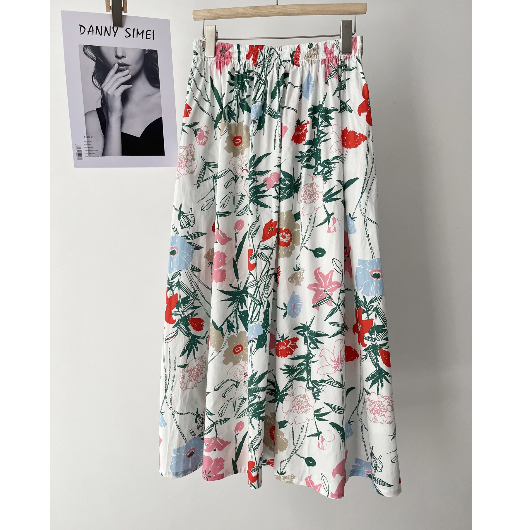 High Waist Slimming A- Line Skirt Women's Summer