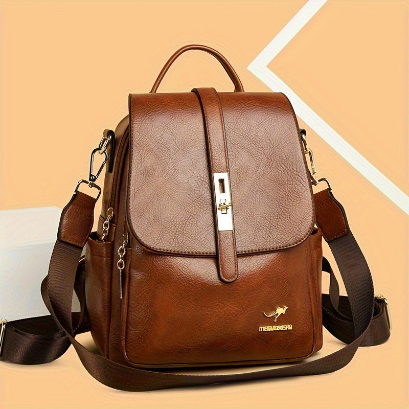 Simple Ladies Backpack Commuter's All-matching Large Capacity